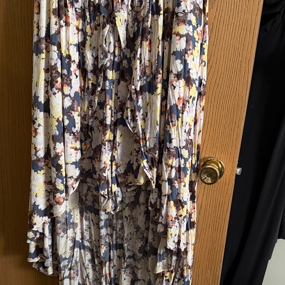 Floral Ruffle Walk Through Dress - Picture 2 of 5